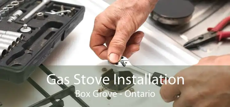 Gas Stove Installation Box Grove - Ontario