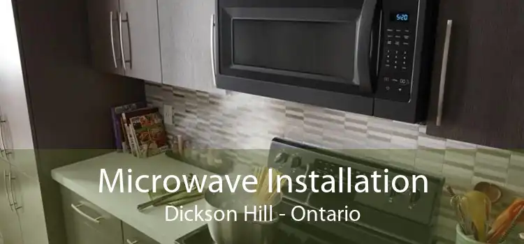Microwave Installation Dickson Hill - Ontario