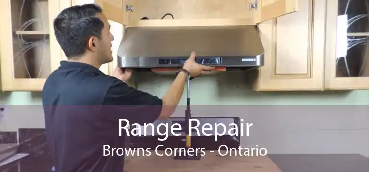 Range Repair Browns Corners - Ontario