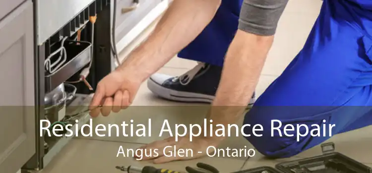 Residential Appliance Repair Angus Glen - Ontario