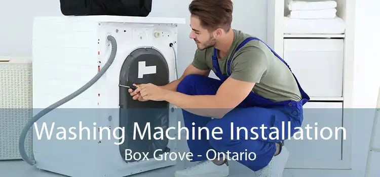 Washing Machine Installation Box Grove - Ontario