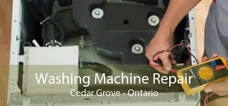 Washing Machine Repair Cedar Grove - Ontario